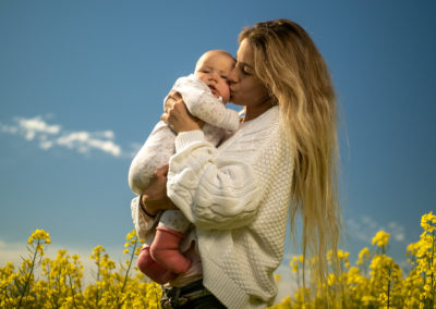 Babyfotografie mit Blitz